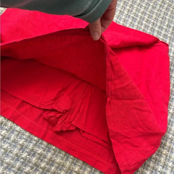 Abercrombie & Fitch Bold Linen Red Skort - Picture 3 of 7